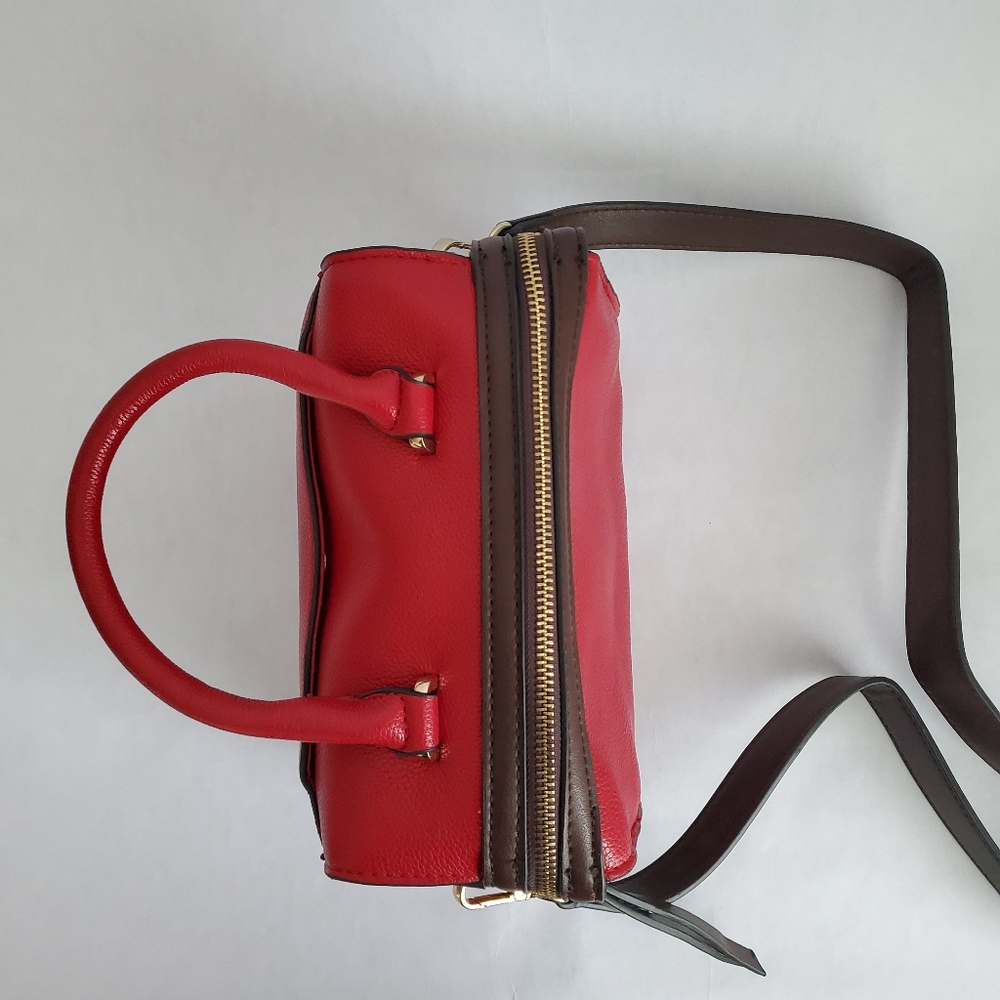 NWT Red Box Shape Handbag - Picture 7 of 11